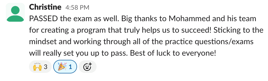 Student testimonial 4