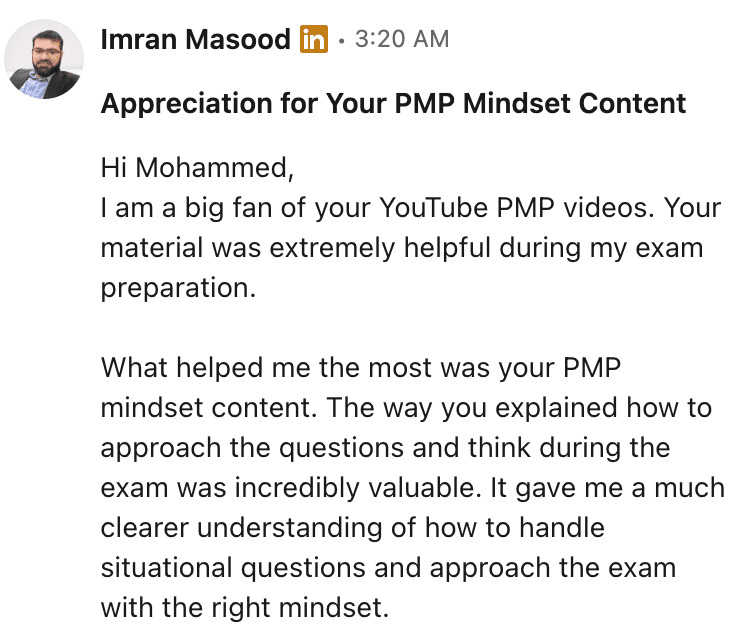 Student testimonial 18