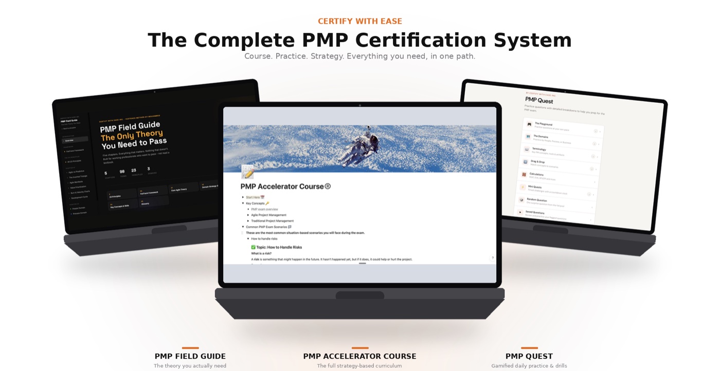The Complete PMP Certification System: PMP Field Guide, PMP Accelerator Course, and PMP Quest